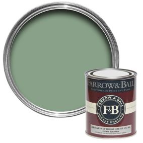 Farrow & Ball Estate Breakfast Room Green No.81 Eggshell Paint, 750ml