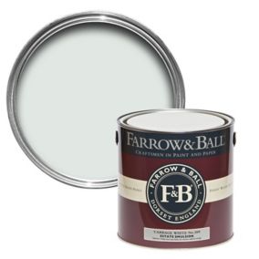 Farrow & Ball Estate Cabbage white Matt Emulsion paint, 2.5L