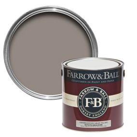 Farrow & Ball Estate Charleston gray Matt Emulsion paint, 2.5L