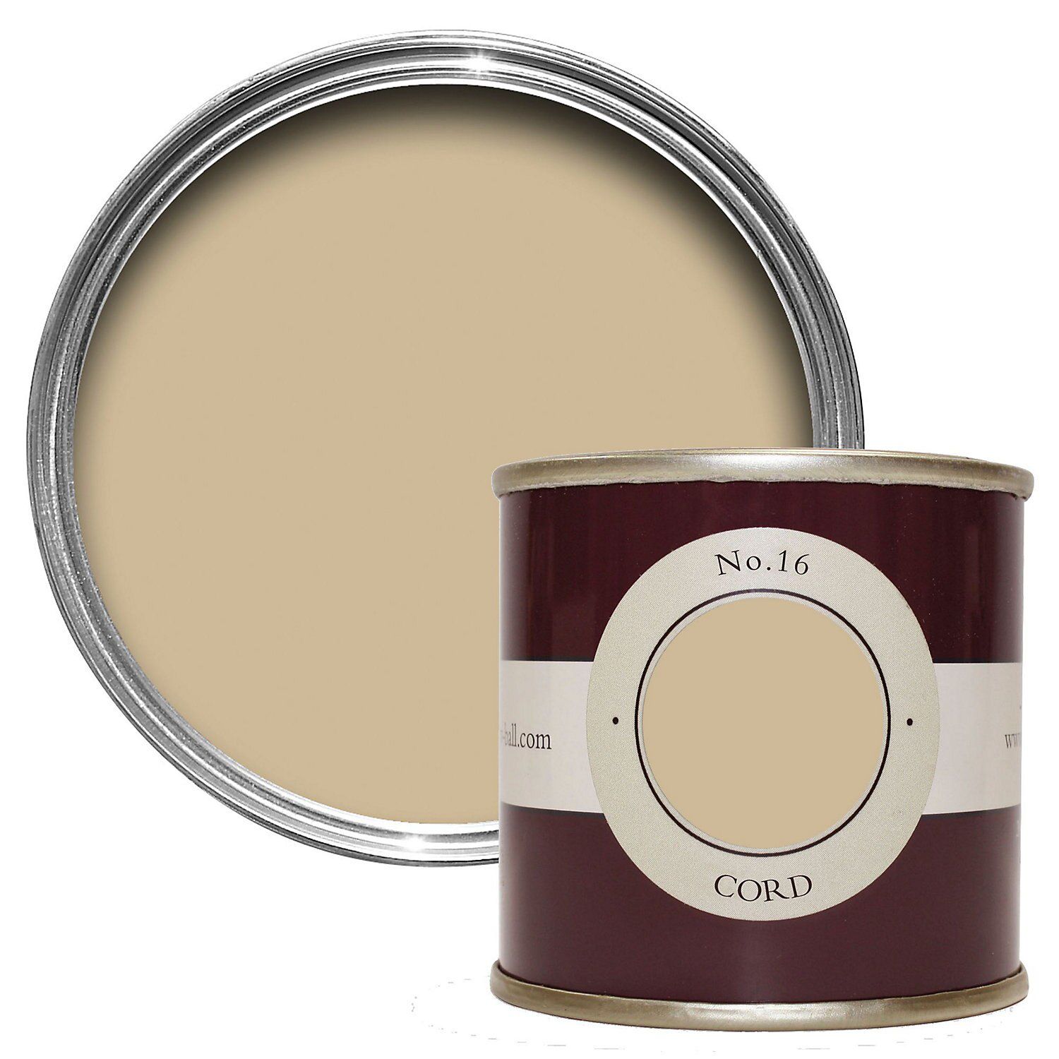 Farrow & Ball Estate Cord No.16 Wall & ceiling Emulsion paint, 100ml Tester pot