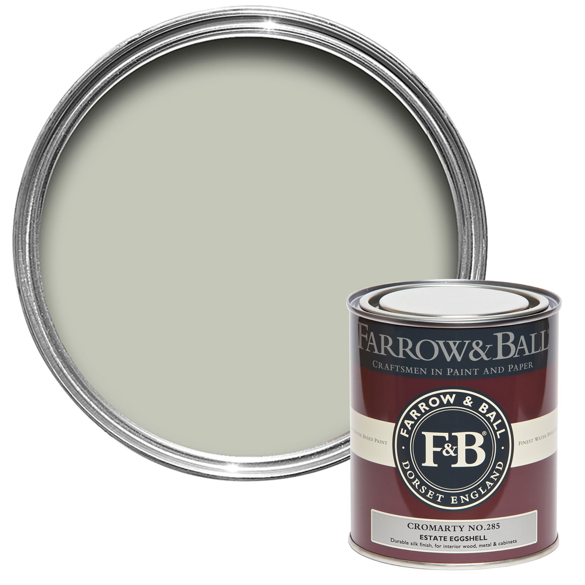 Farrow & Ball Estate Cromarty No.285 Eggshell Paint, 750ml | DIY at