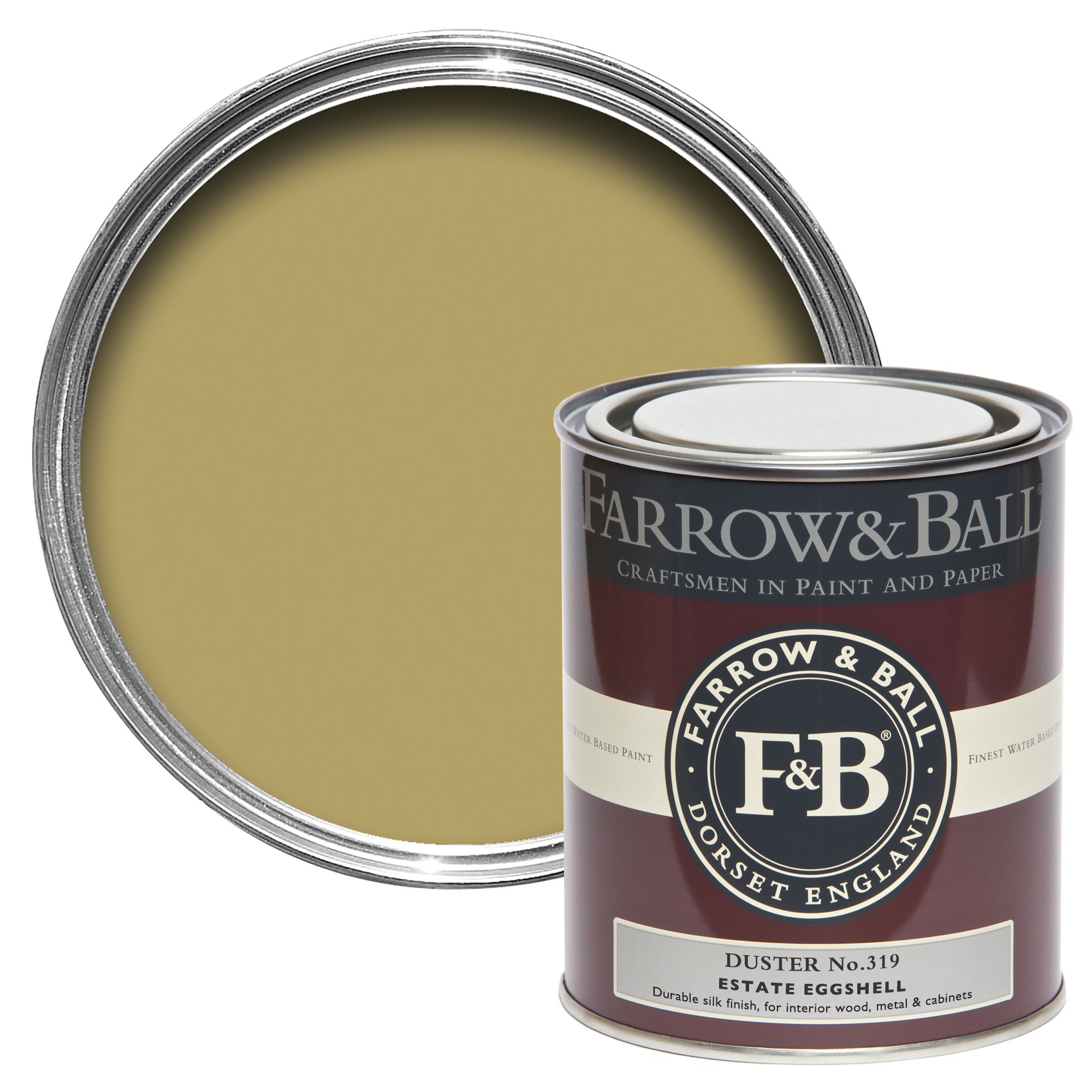 Farrow & Ball Estate Duster No.319 Eggshell Metal & wood paint, 750ml