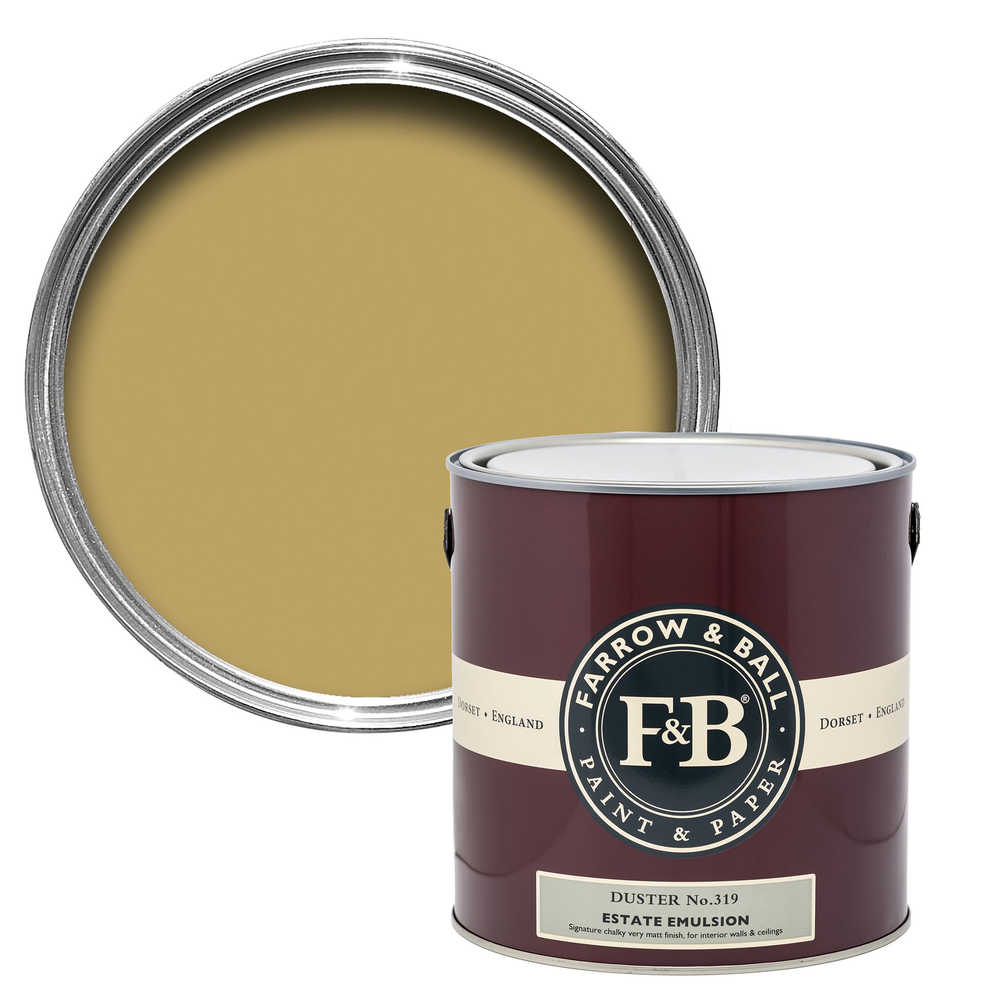 Farrow & Ball Estate Duster No.319 Matt Wall & ceiling Emulsion paint, 2.5L