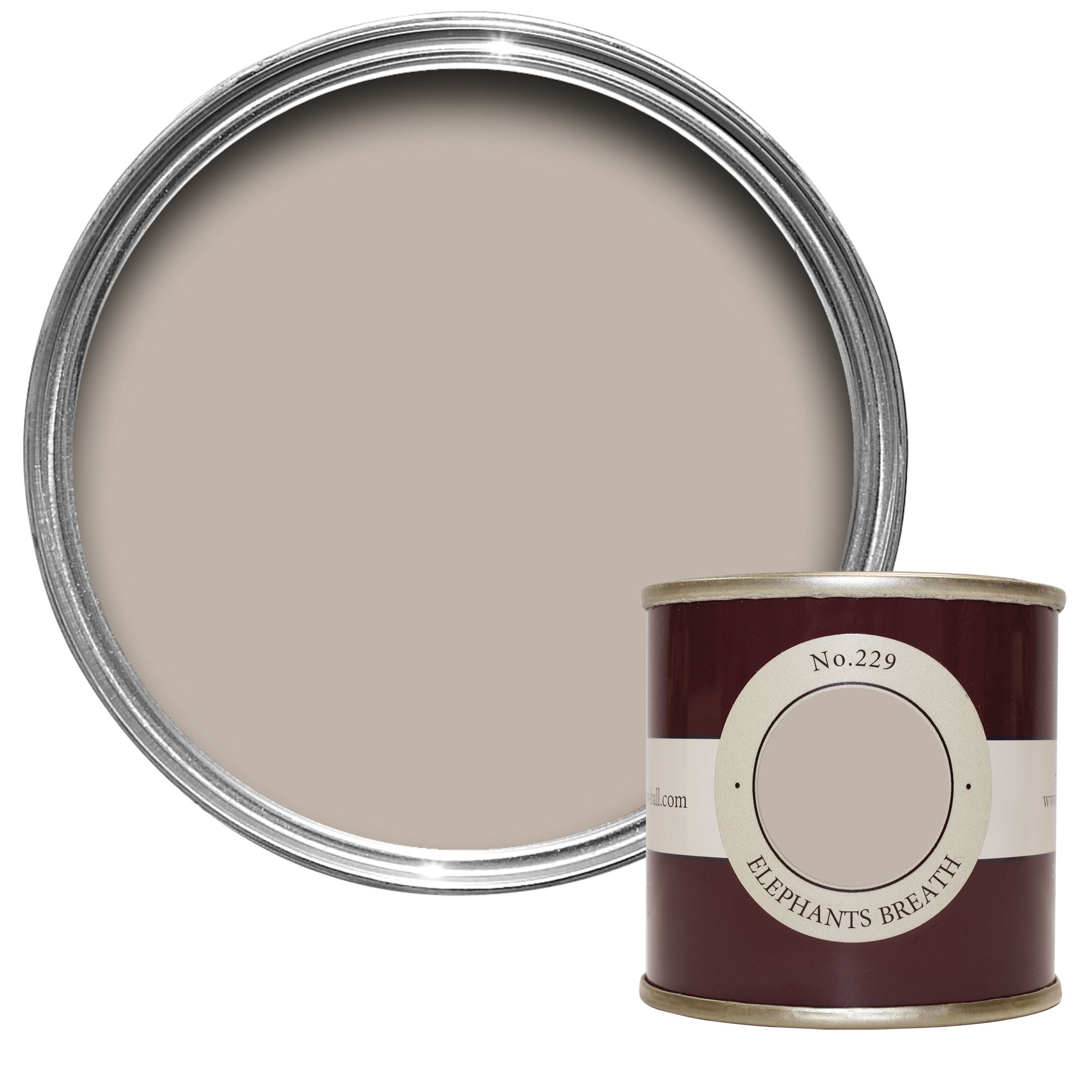 Farrow & Ball Estate Elephant's Breath Matt Wall & ceiling Emulsion paint, 100ml Tester pot
