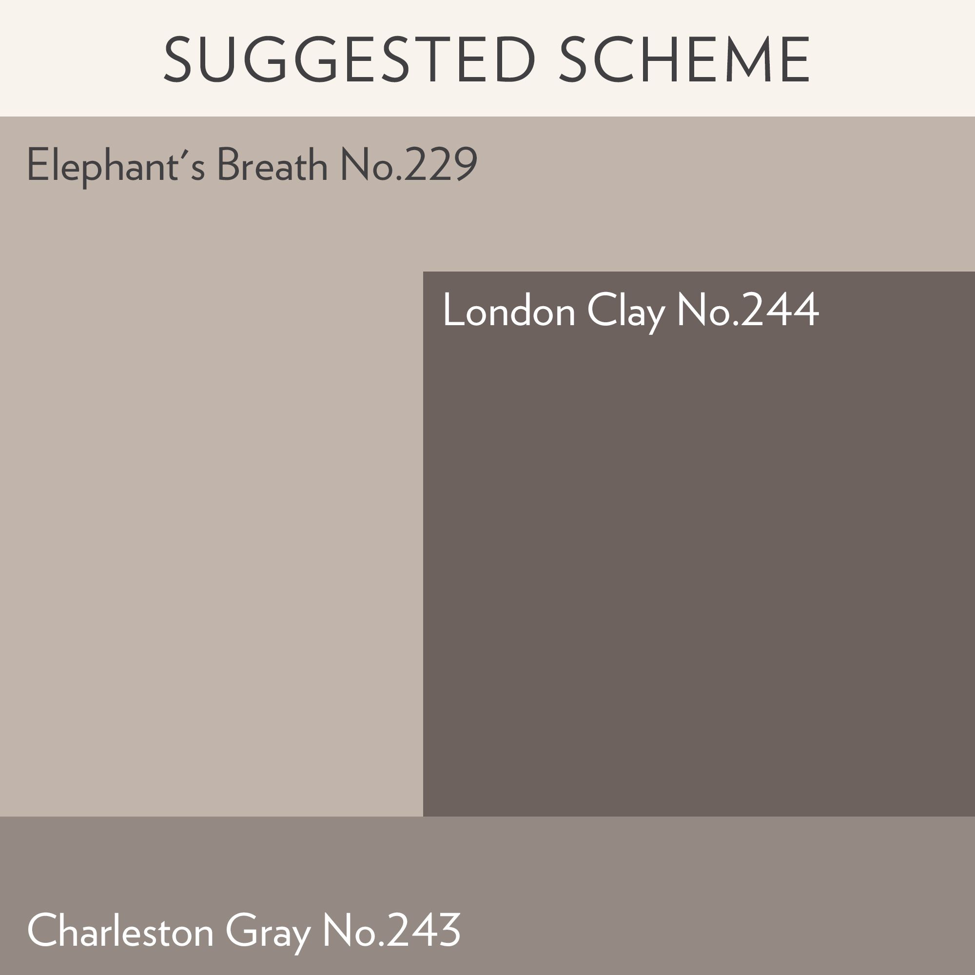 Farrow & Ball Estate Elephant's Breath Matt Wall & ceiling Emulsion paint, 100ml Tester pot
