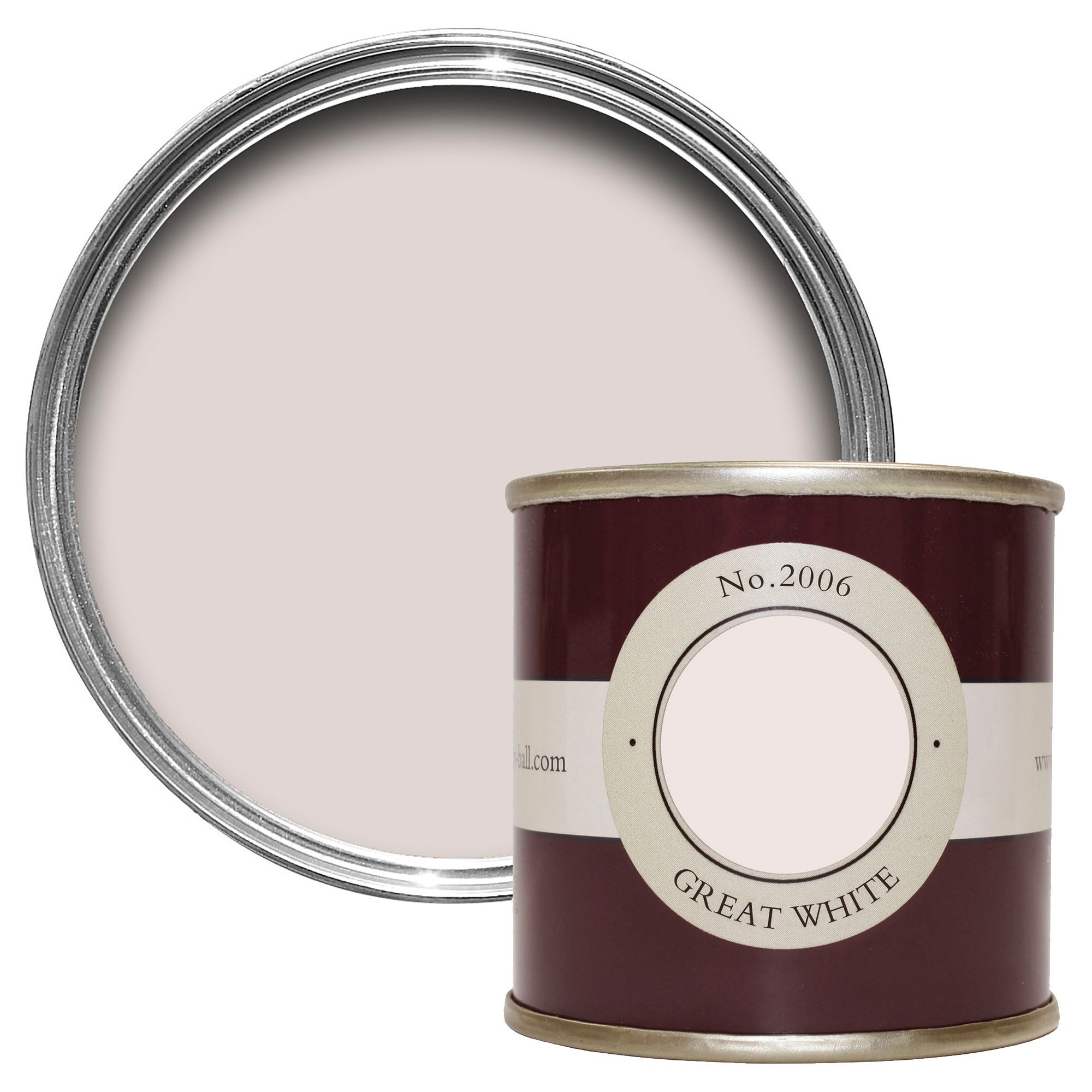 Farrow & Ball Estate Great white No.2006 Wall & ceiling Emulsion paint, 100ml Tester pot