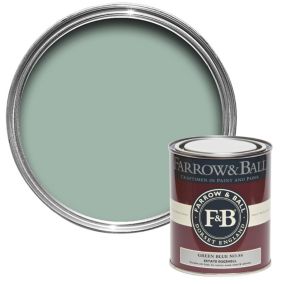 Farrow & Ball Estate Green Blue No.84 Eggshell Paint, 750ml