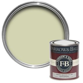 Farrow & Ball Estate Green Ground No.206 Eggshell Paint, 750ml