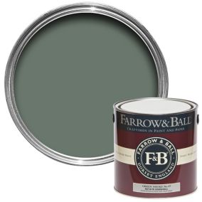 Farrow & Ball Estate Green Smoke No.47 Eggshell Paint, 2.5L