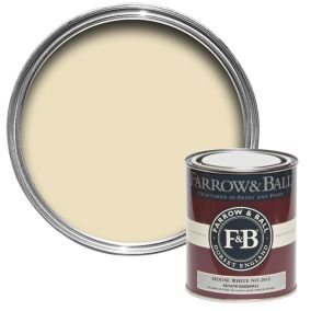 Farrow & Ball Estate House White No.2012 Eggshell Paint, 750ml