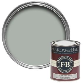 Farrow & Ball Estate Light Blue No.22 Eggshell Paint, 750ml
