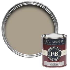 Farrow & Ball Estate Light Gray No.17 Eggshell Paint, 750ml