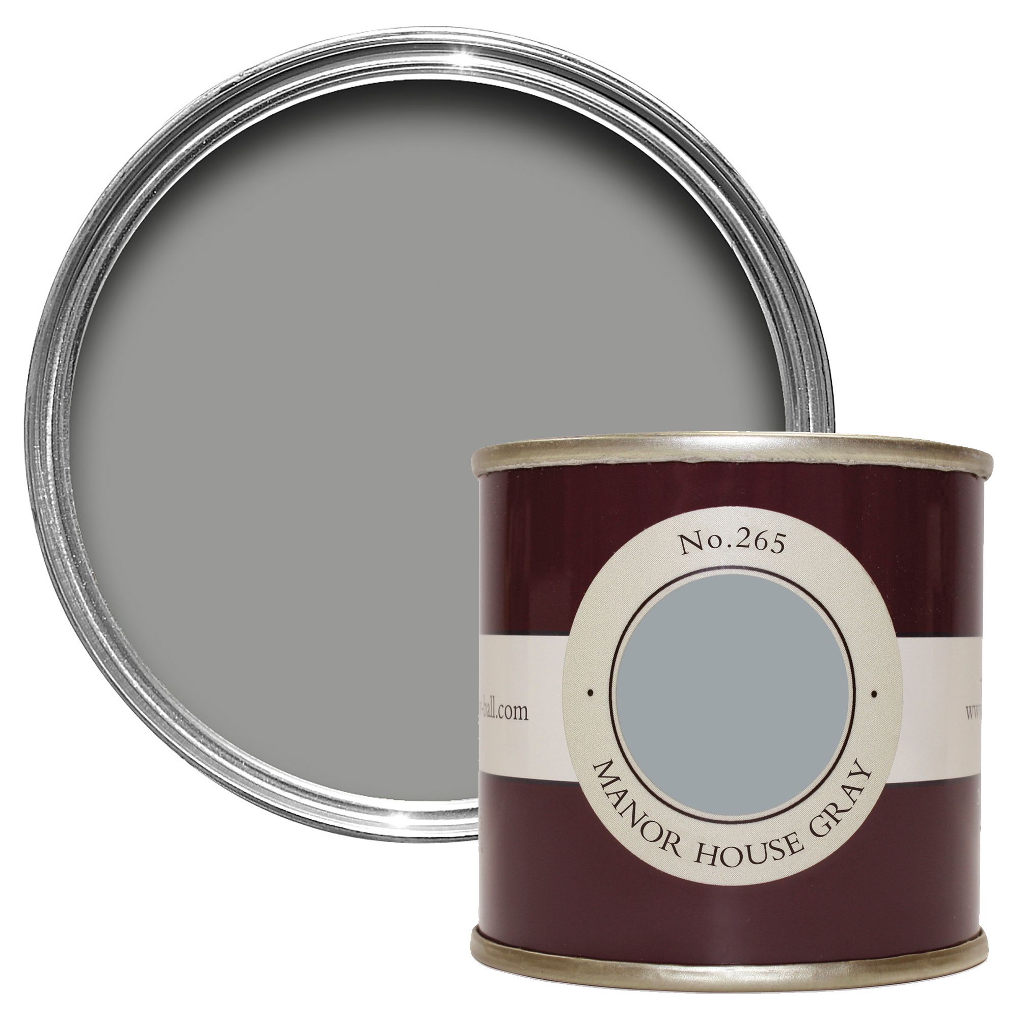 Farrow & Ball Estate Manor house gray Emulsion paint, 100ml DIY at B&Q