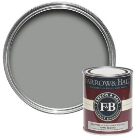 Farrow & Ball Estate Manor House Gray No.265 Eggshell Paint, 750ml