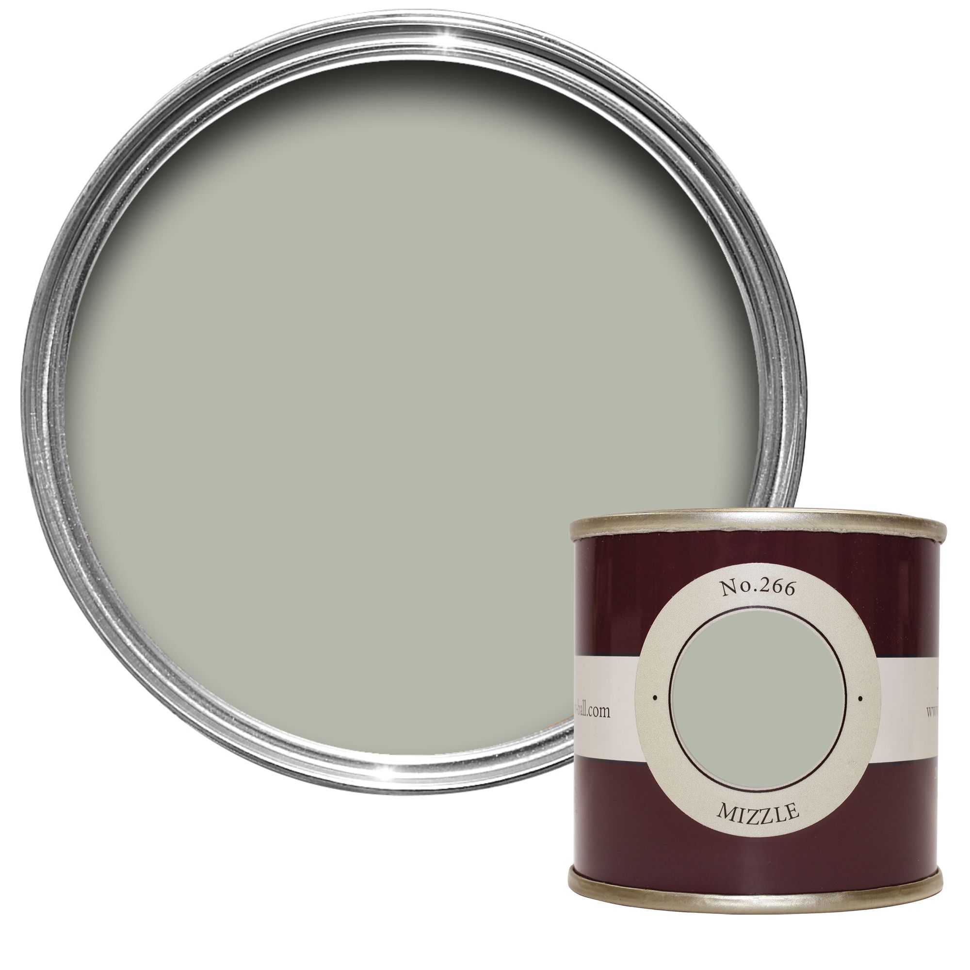 Farrow & Ball Estate Mizzle Matt Wall & ceiling Emulsion paint, 100ml Tester pot