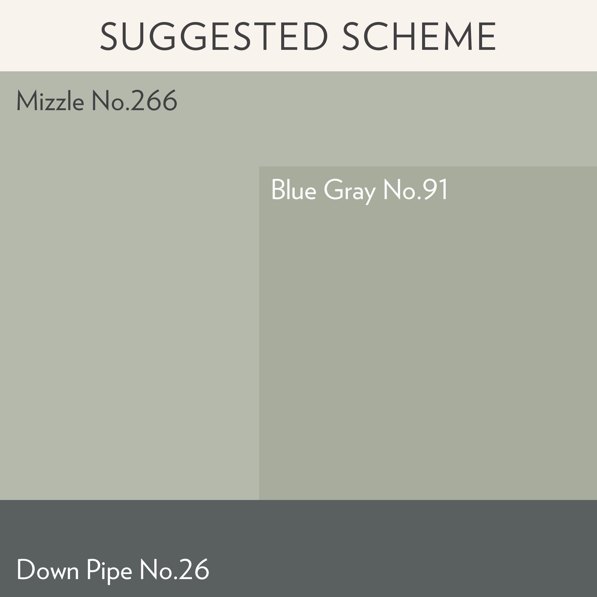 Farrow & Ball Estate Mizzle Matt Wall & ceiling Emulsion paint, 100ml Tester pot