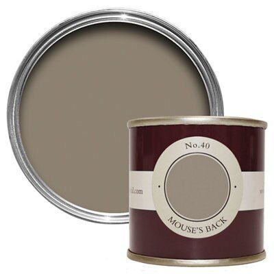 Farrow & Ball Estate Mouse's back No.40 Chalky Wall & ceiling Emulsion paint, 100ml Tester pot