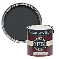Farrow & Ball Estate Off-black Matt Emulsion paint, 2.5L