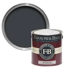 Farrow & Ball Estate Off-black No.57 Matt Emulsion paint, 2.5L