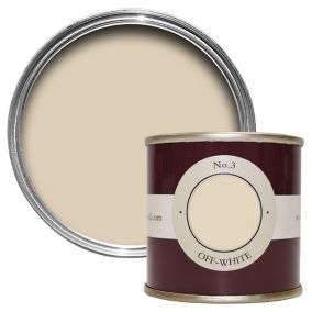 Farrow & Ball Estate Off white No.3 Emulsion paint, 100ml Tester pot