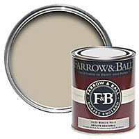 Farrow & Ball Estate Old white No.4 Eggshell Metal & wood paint, 0.75L