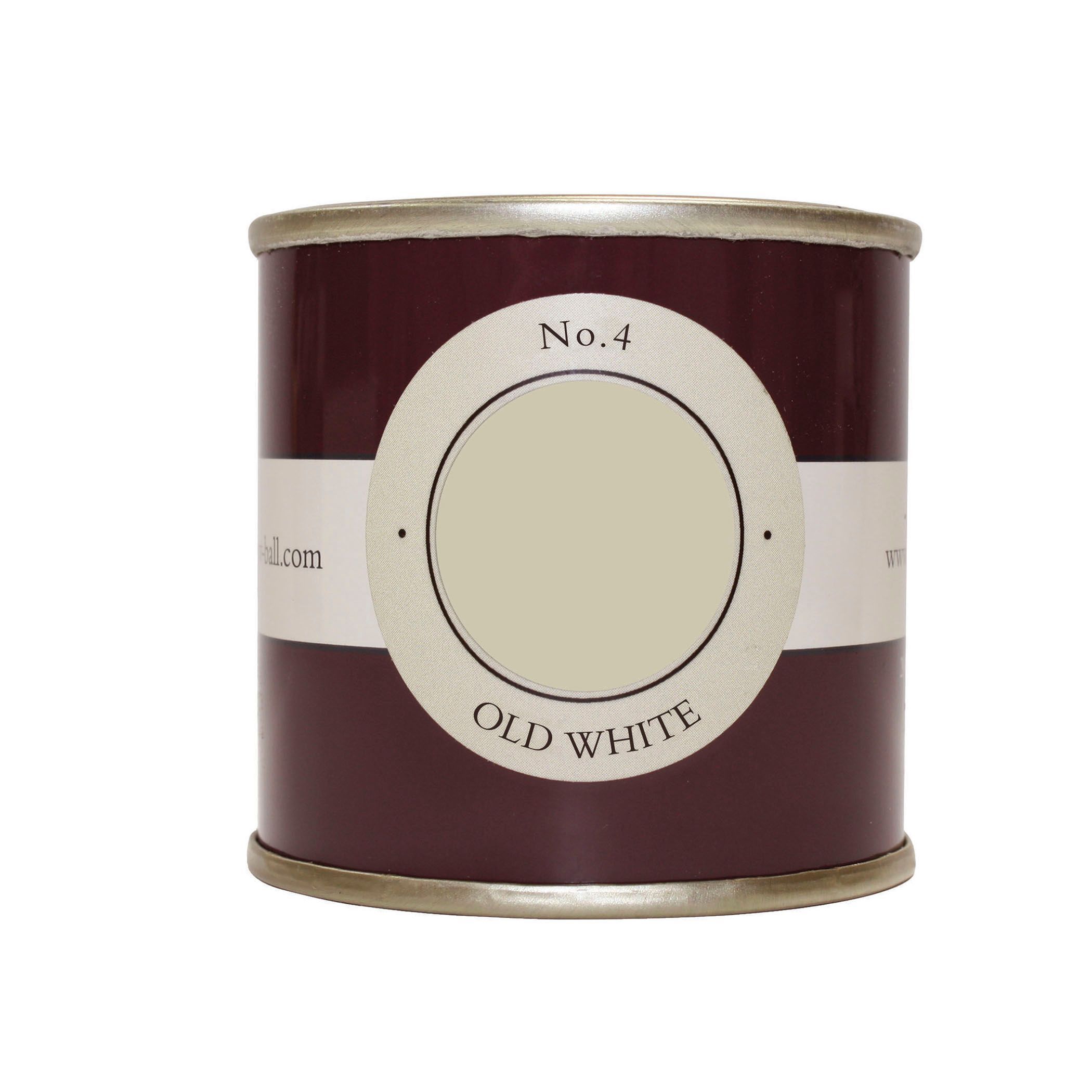 Farrow & Ball Estate Old White No.4 Matt Wall & ceiling Emulsion paint, 100ml Tester pot