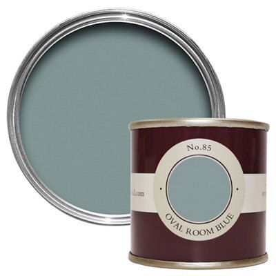 Farrow & Ball Estate Oval Room Blue No.85 Matt Wall & ceiling Emulsion paint, 100ml Tester pot
