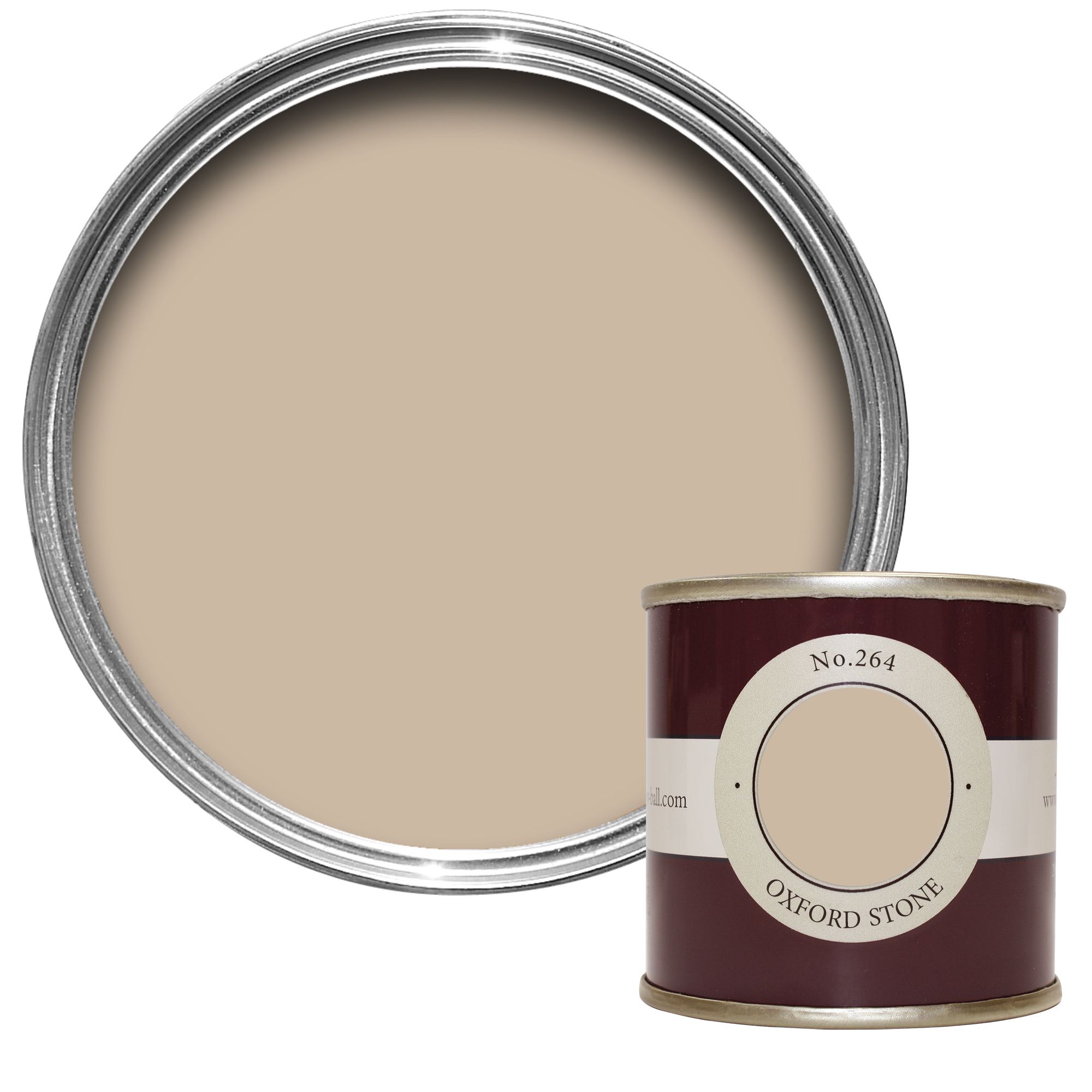 Farrow & Ball Estate Oxford Stone Matt Wall & ceiling Emulsion paint, 100ml Tester pot