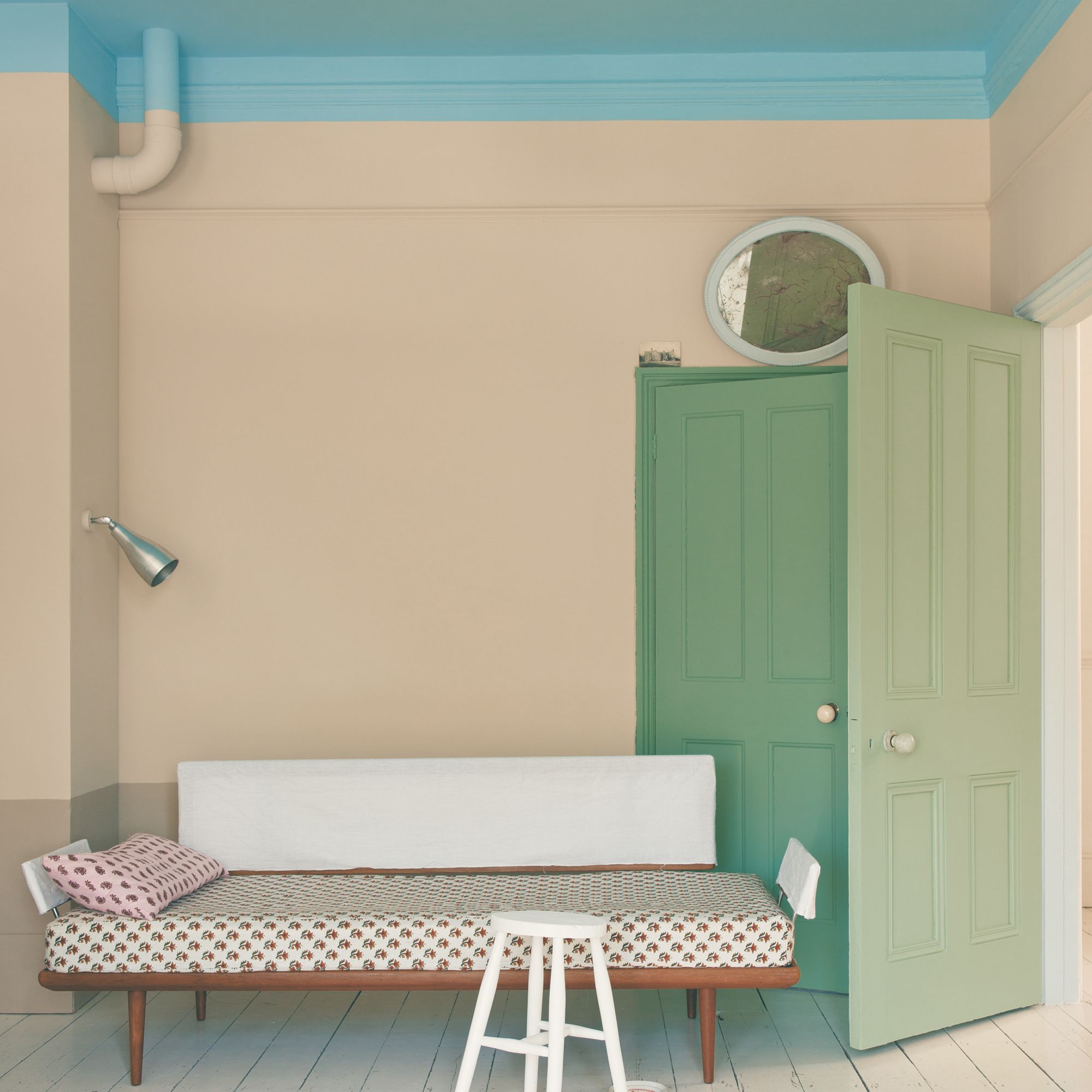 Farrow & Ball Estate Oxford Stone Matt Wall & ceiling Emulsion paint, 100ml Tester pot