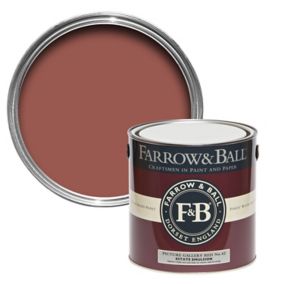 Farrow & Ball Estate Picture gallery red Matt Emulsion paint, 2.5L