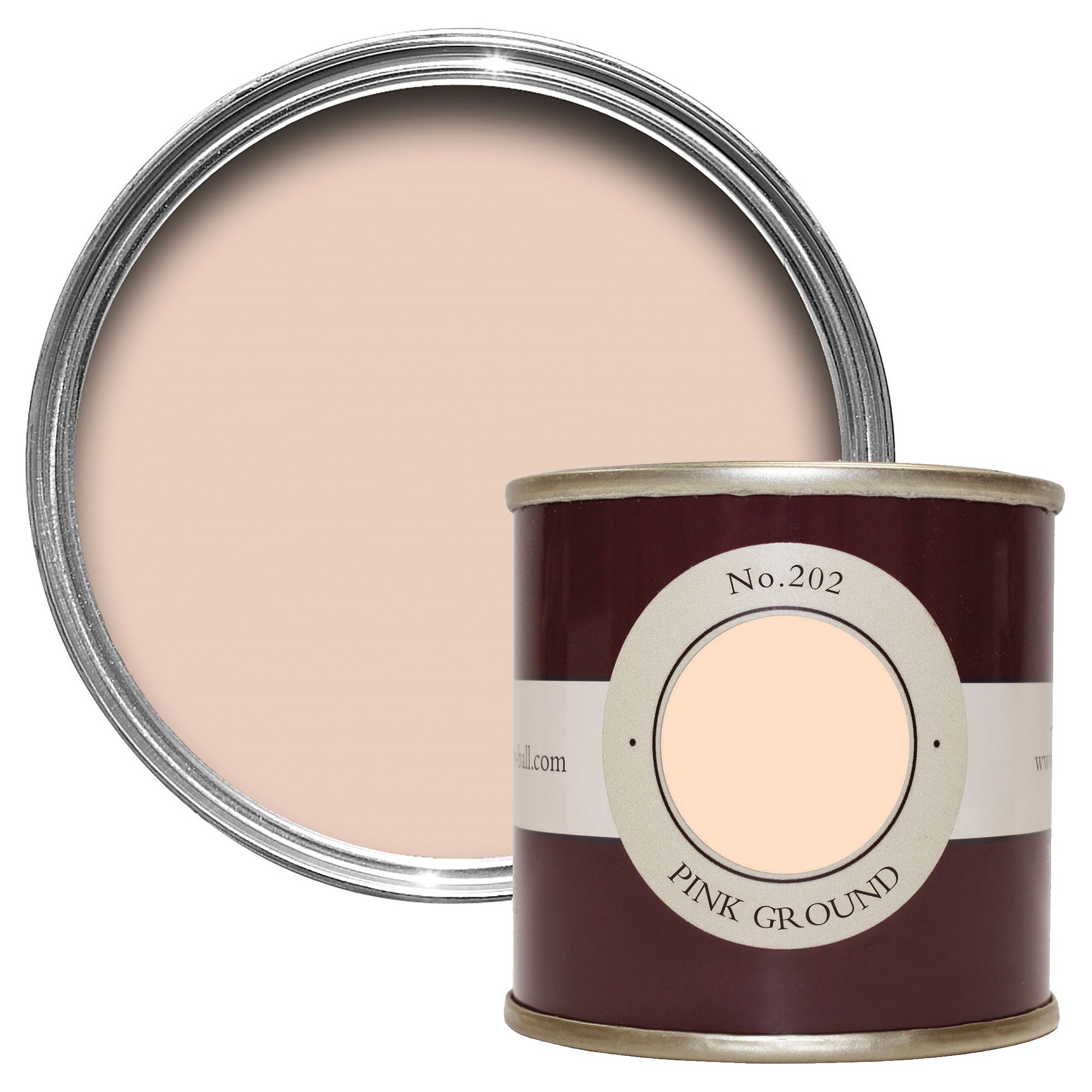 Farrow & Ball Estate Pink Ground No.202 Matt Wall & ceiling Emulsion paint, 100ml Tester pot