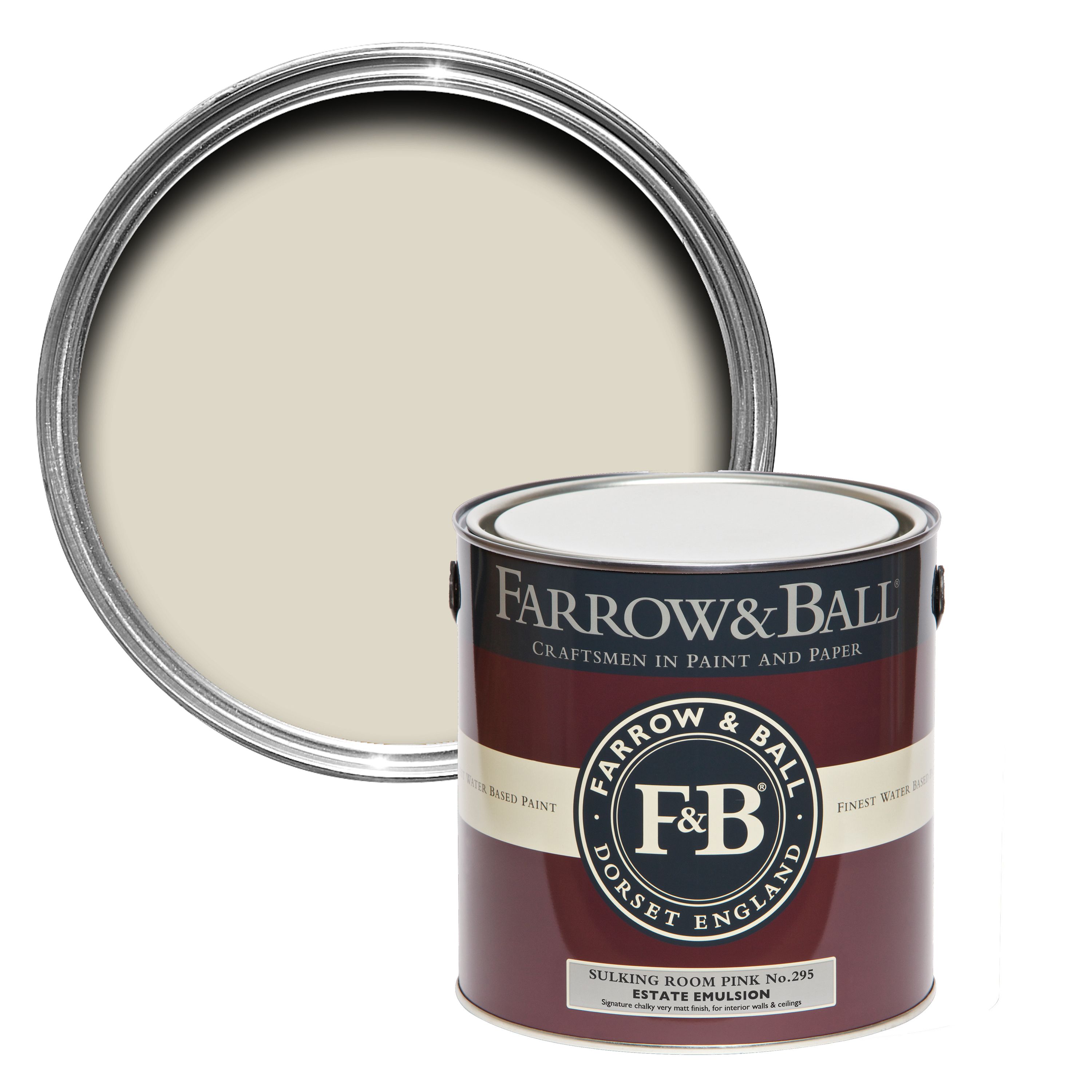 Farrow & Ball Estate School House White No.291 Eggshell Interior Metal & wood paint, 2.5L