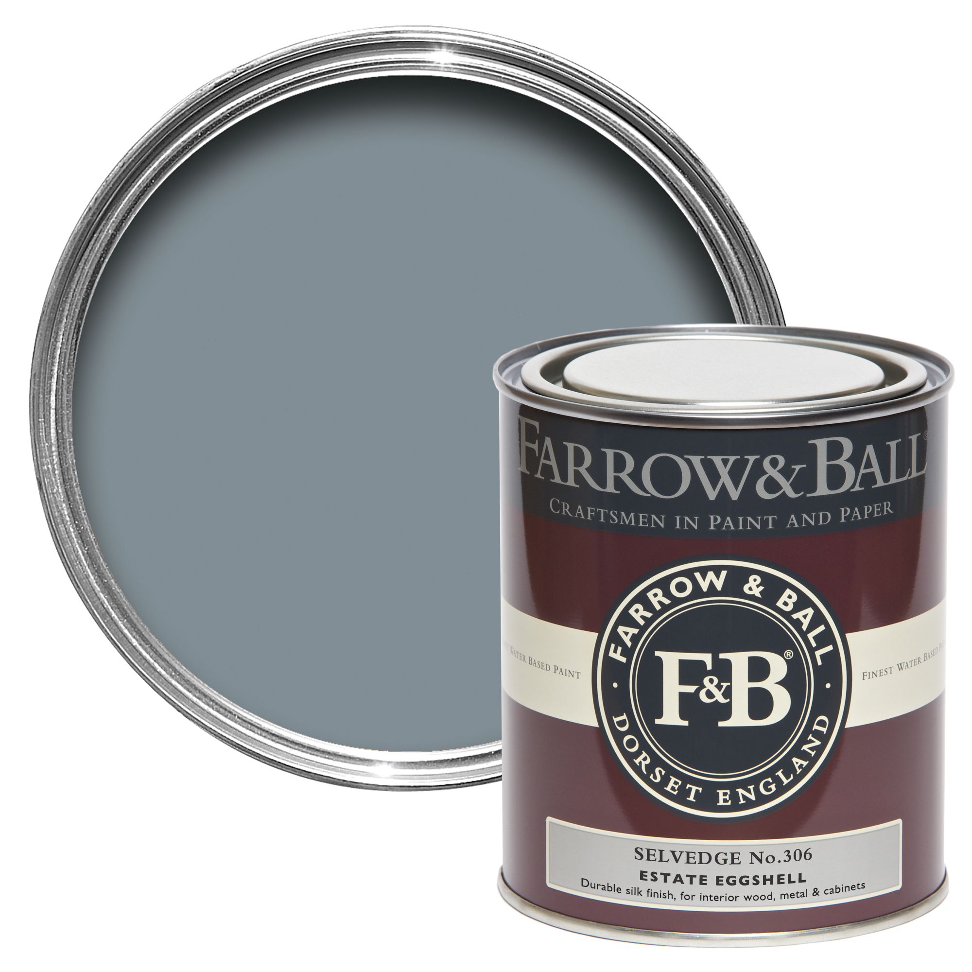 Farrow And Ball Selvedge Ubicaciondepersonas Cdmx Gob Mx   Farrow Ball Estate Selvedge No 306 Eggshell Paint 750ml~5029496008203 21c Bq