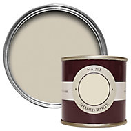 Farrow & Ball Estate Shaded white No.201 Emulsion paint, 100ml Tester pot