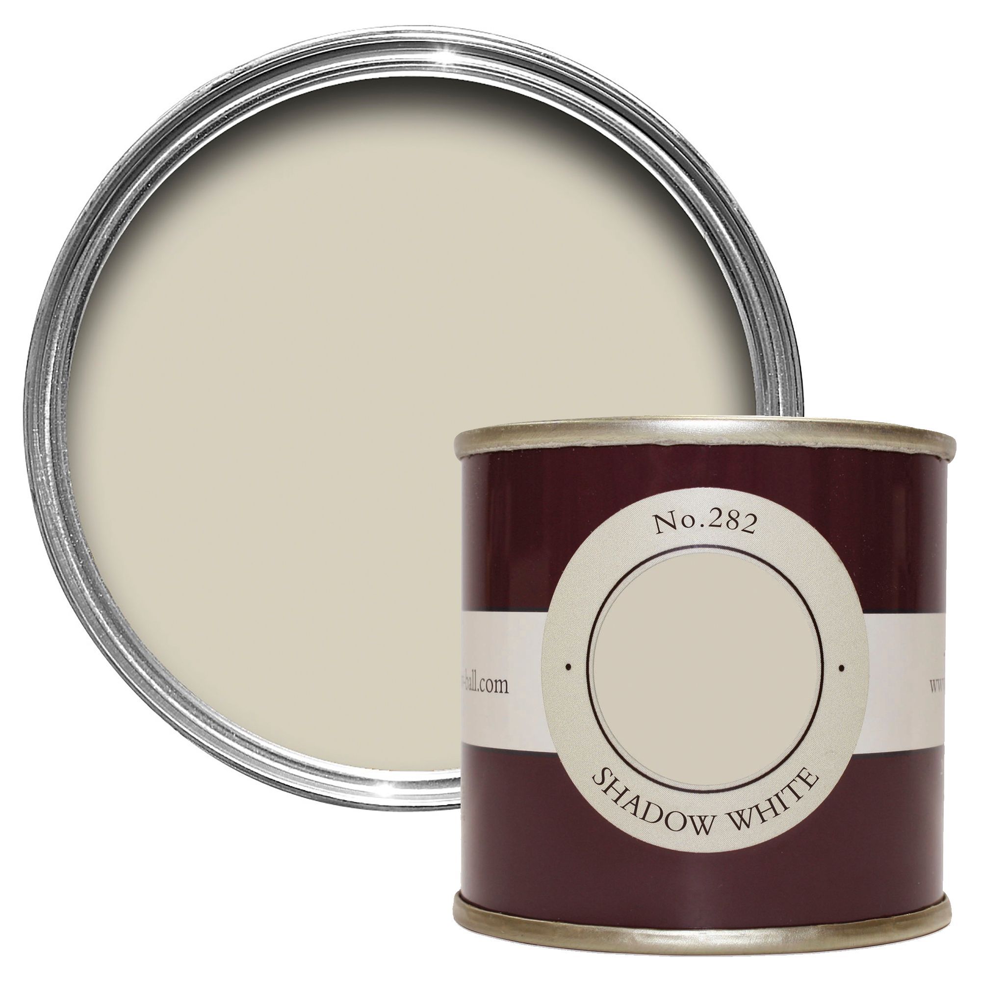 Farrow & Ball Estate Shadow White No.282 Matt Wall & ceiling Emulsion paint, 100ml Tester pot