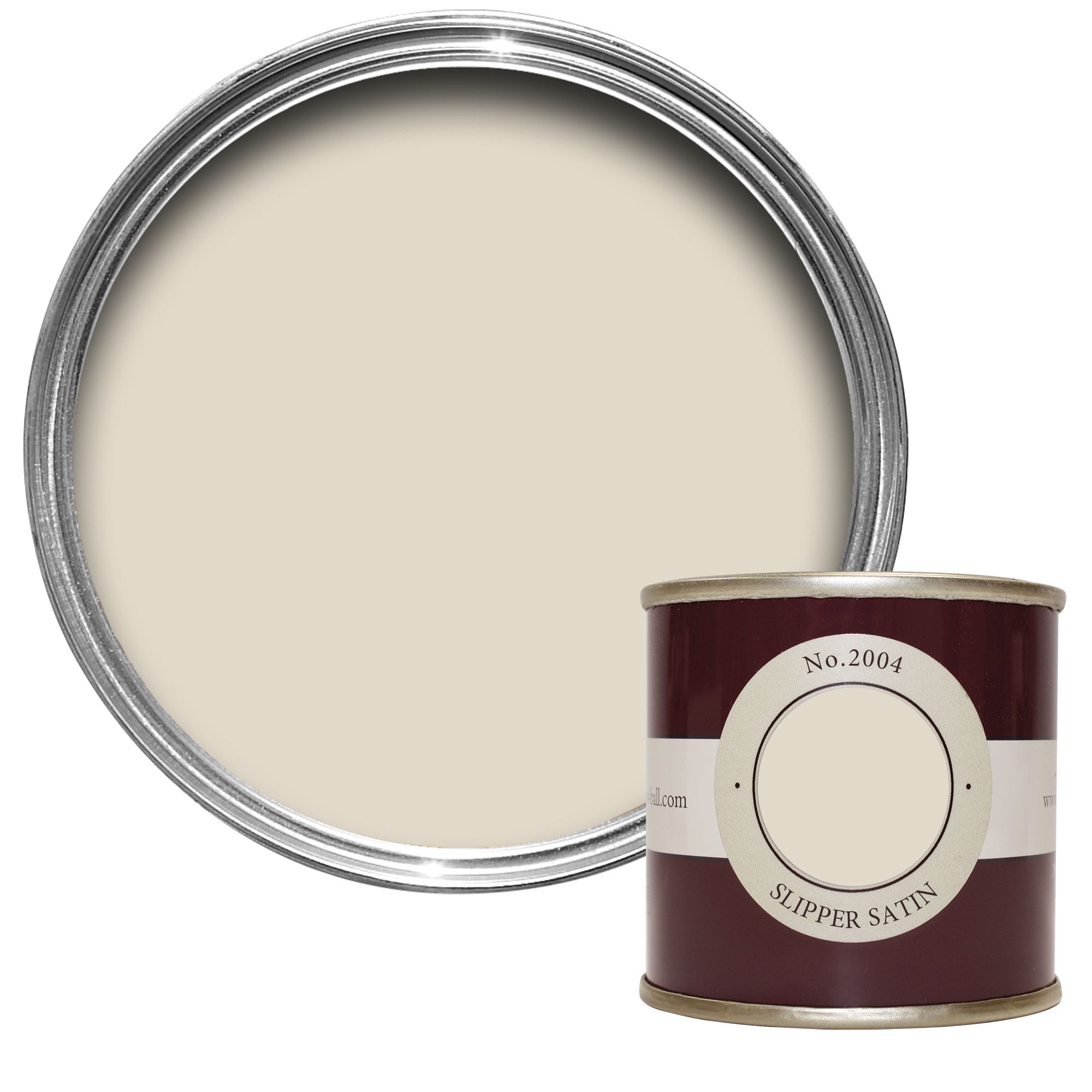 Farrow & Ball Estate Slipper Satin Matt Wall & ceiling Emulsion paint, 100ml Tester pot