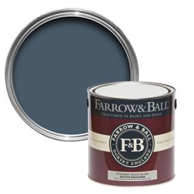 Farrow & Ball Estate Stiffkey blue Matt Emulsion paint, 2.5L