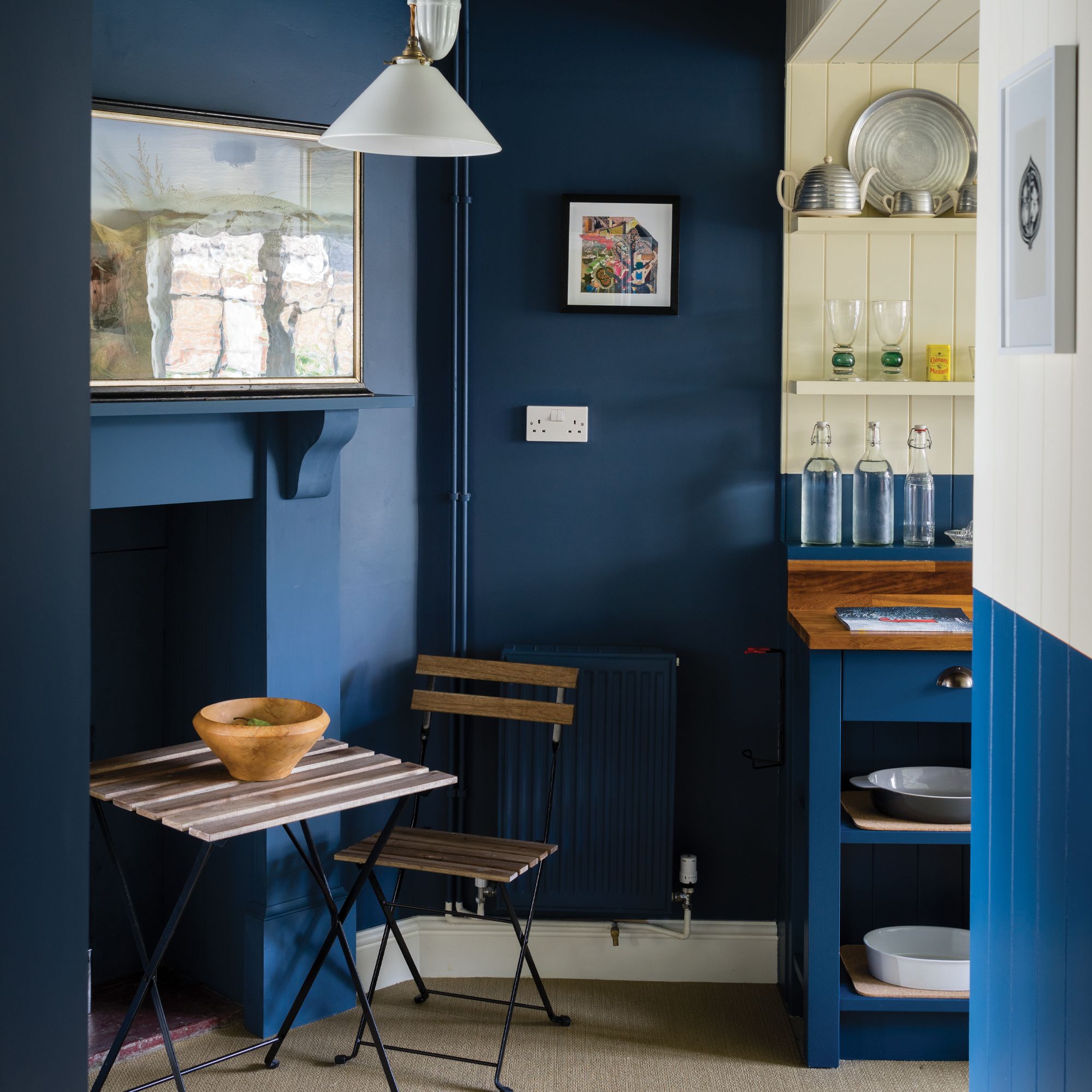 Farrow & Ball Estate Stiffkey Blue Matt Wall & ceiling Emulsion paint, 100ml Tester pot