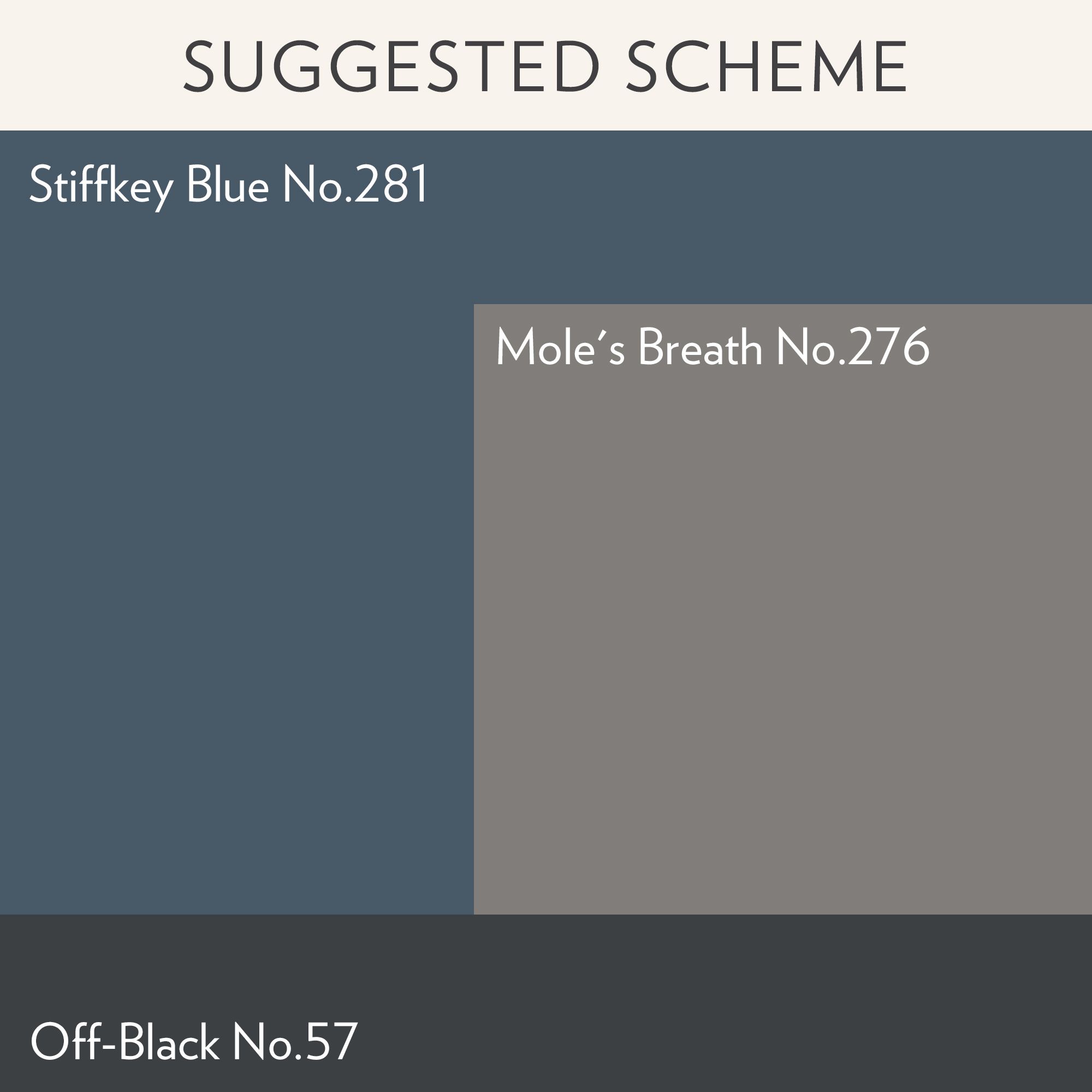 Farrow & Ball Estate Stiffkey Blue Matt Wall & ceiling Emulsion paint, 100ml Tester pot