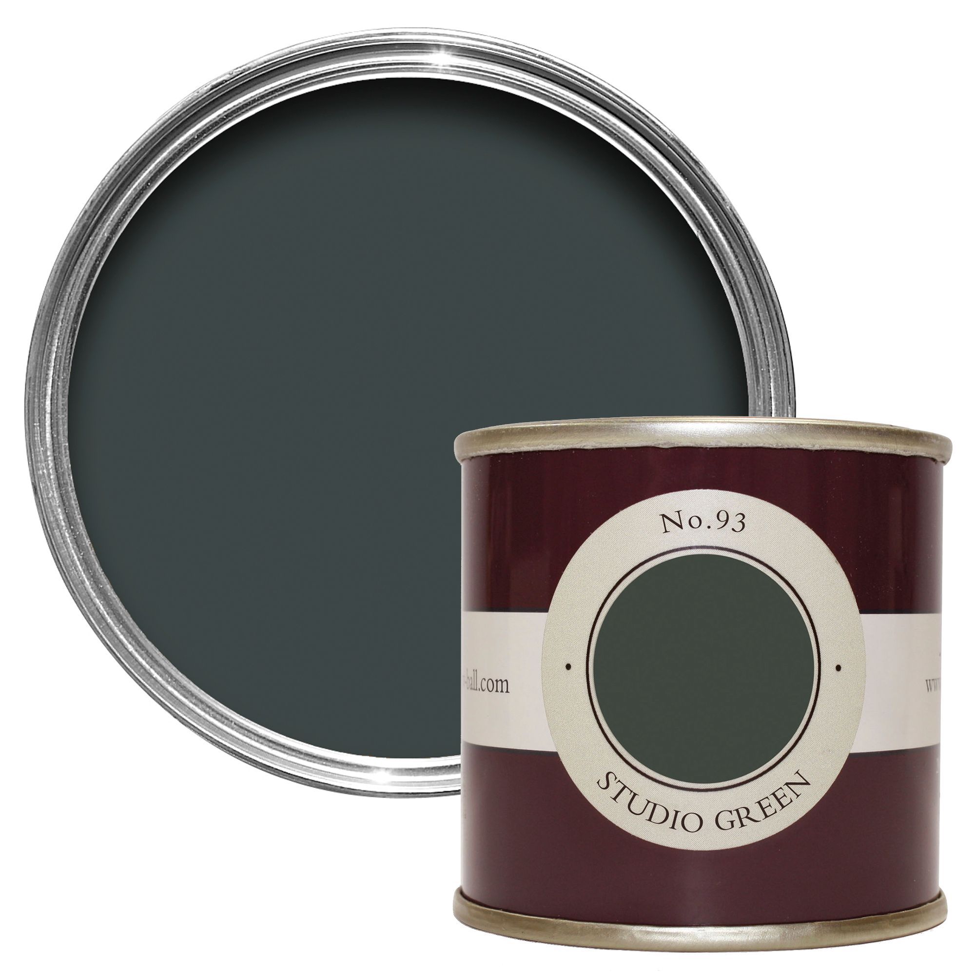 Farrow & Ball Estate Studio Green No.93 Matt Wall & ceiling Emulsion paint, 100ml Tester pot