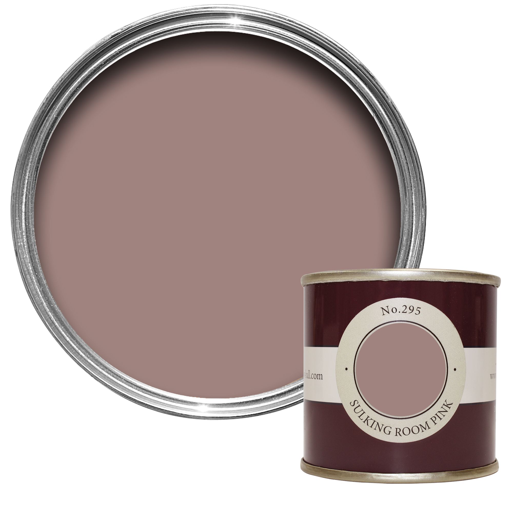 Farrow & Ball Estate Sulking Room Pink Matt Wall & ceiling Emulsion paint, 100ml Tester pot