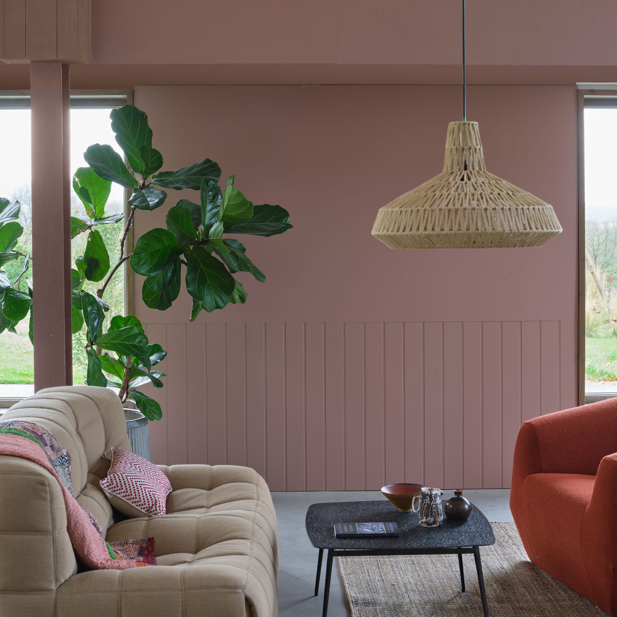 Farrow & Ball Estate Sulking Room Pink Matt Wall & ceiling Emulsion paint, 100ml Tester pot