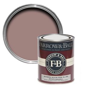 Farrow & Ball Estate Sulking room pink No.295 Eggshell Metal & wood paint, 0.75L