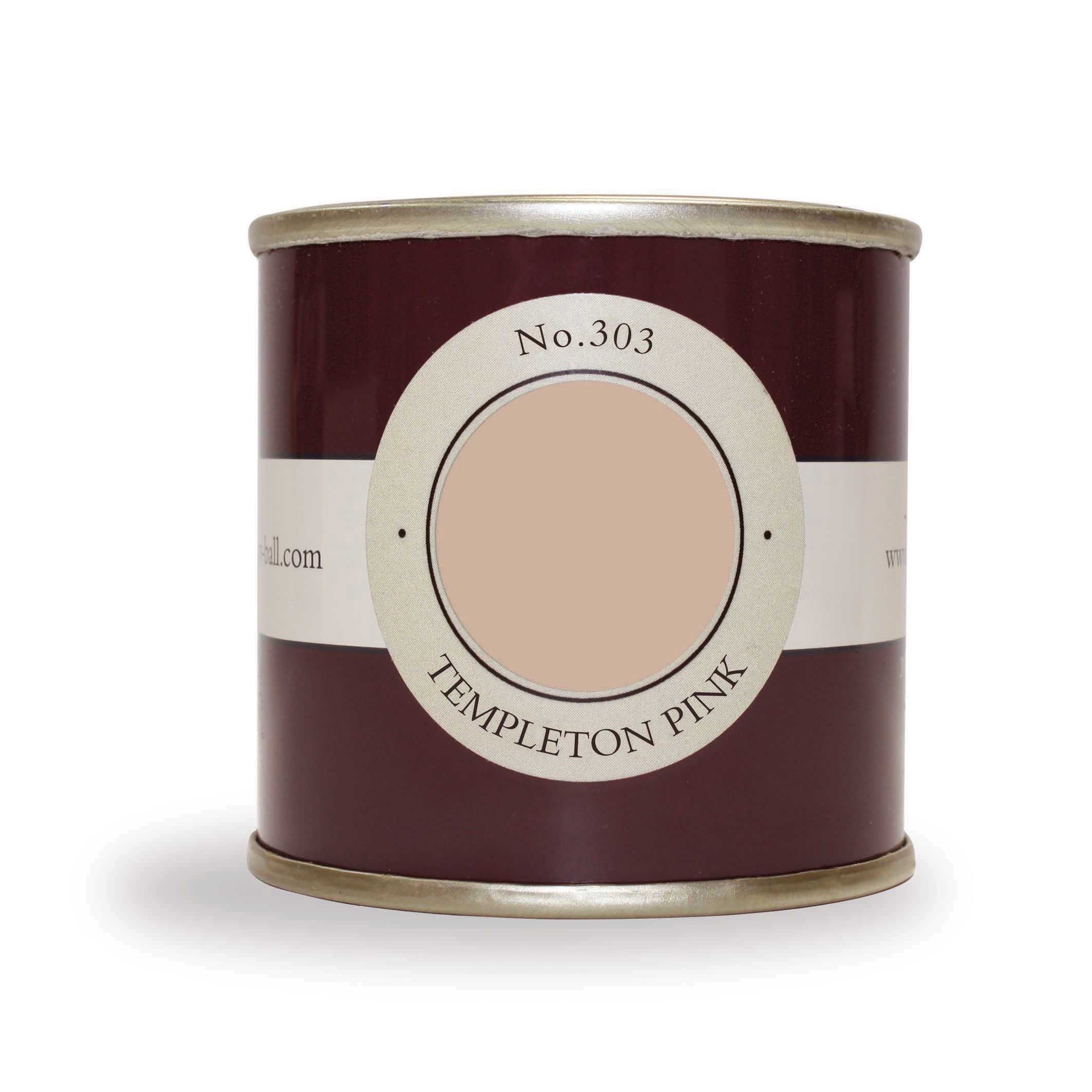 Farrow & Ball Estate Templeton Pink Matt Wall & ceiling Emulsion paint, 100ml Tester pot