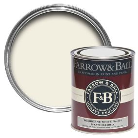 Farrow & Ball Estate Wimborne white Eggshell Metal & wood paint, 750ml