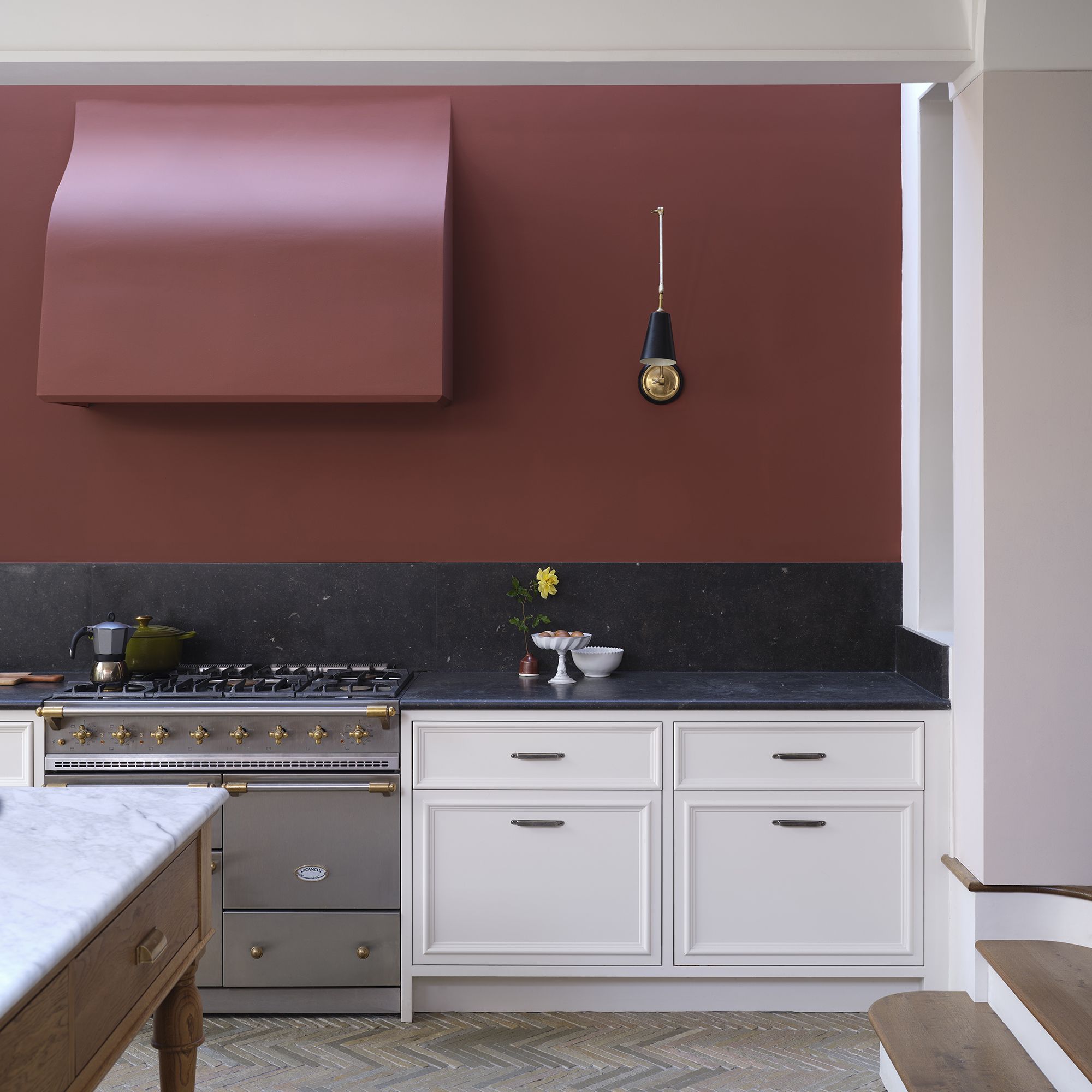 Farrow & Ball Etruscan Red No.56 Flat matt Wall & ceiling Emulsion paint, 100ml Tester pot