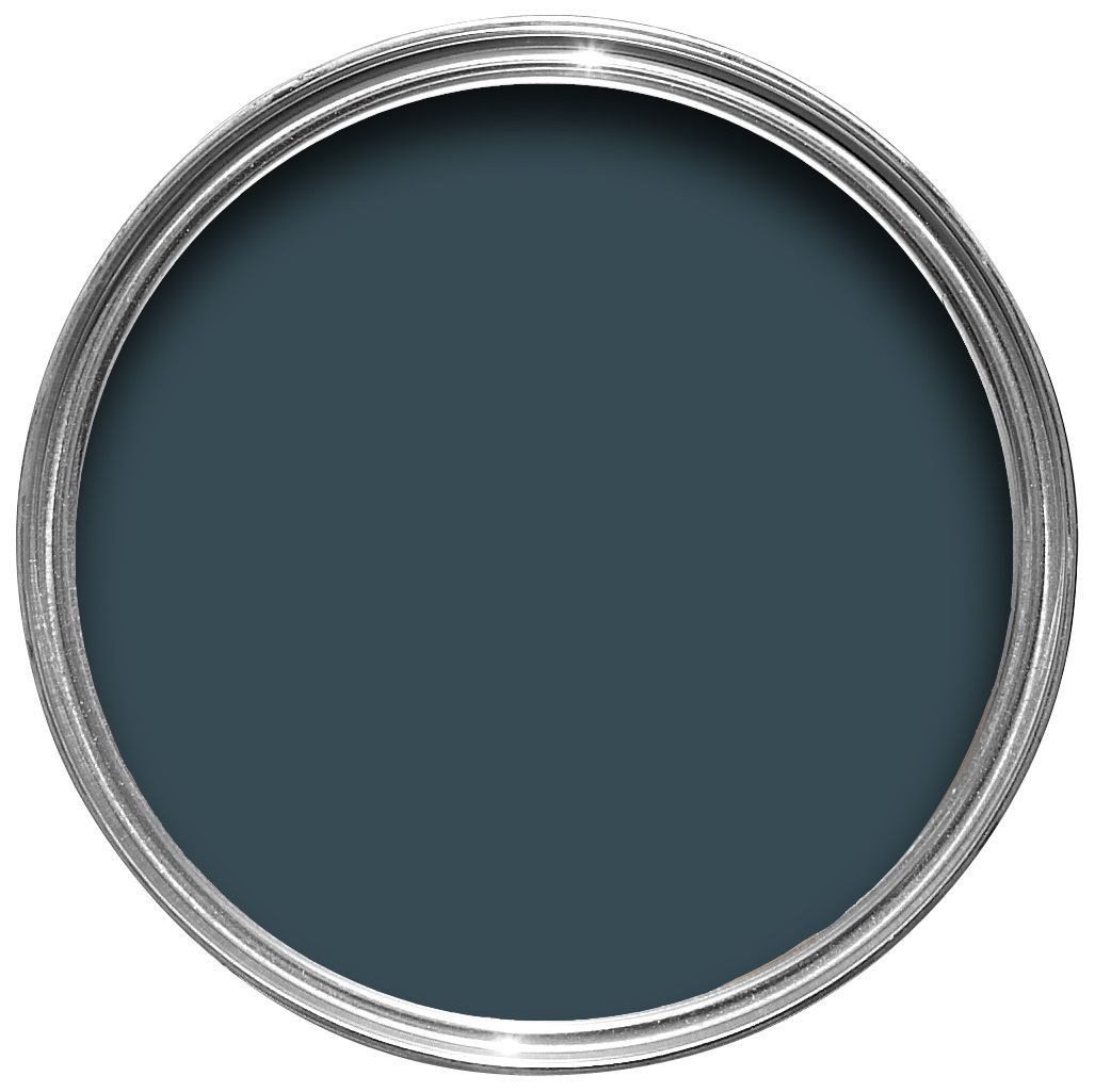 Farrow & Ball Hague blue Gloss Metal & wood paint, 750ml