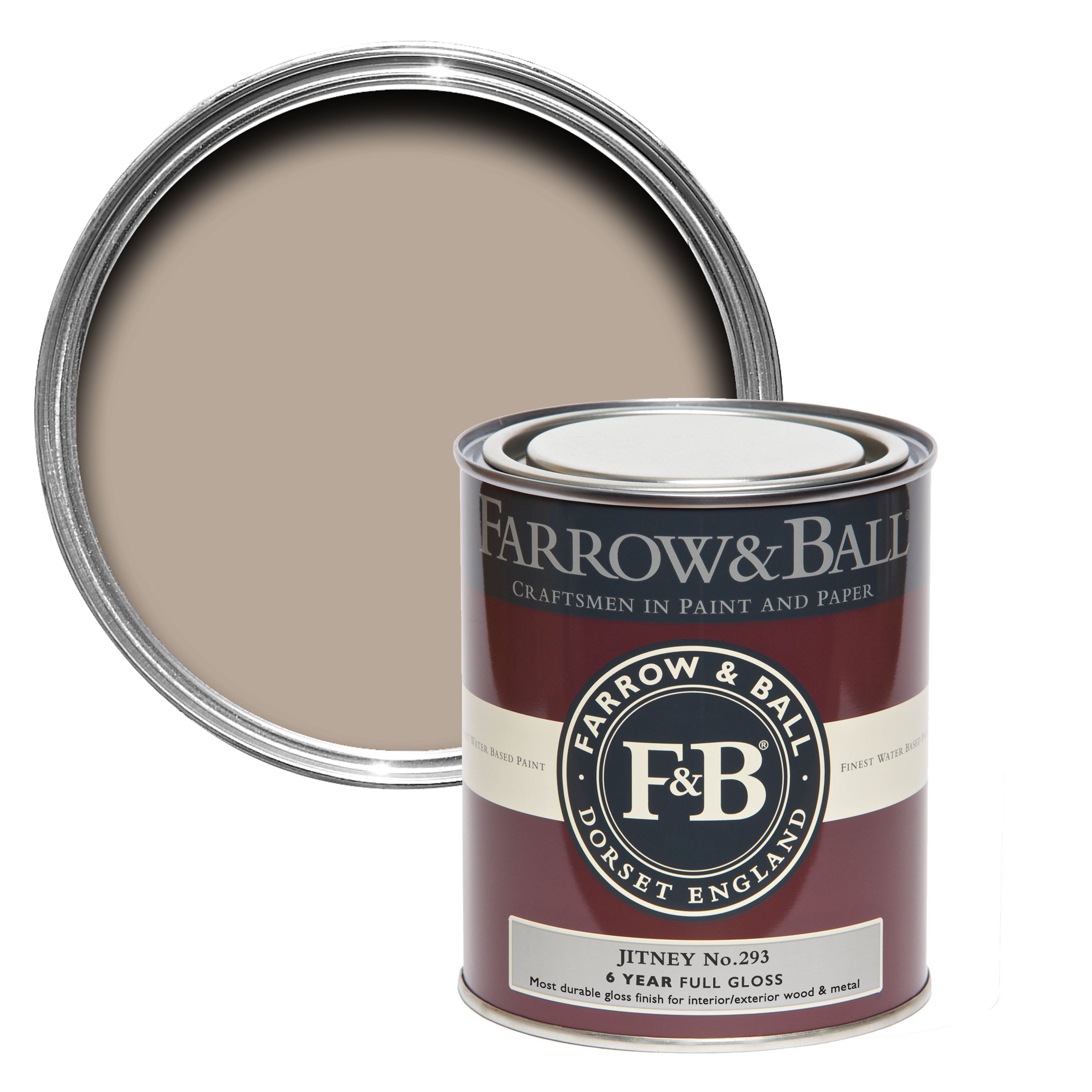 Farrow & Ball Jitney Gloss Metal & wood paint, 750ml