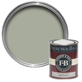 Farrow & Ball Modern Blue Gray No.91 Eggshell Paint, 750ml