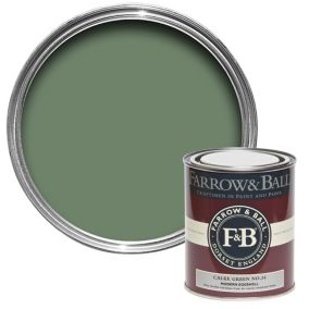 Farrow & Ball Modern Calke Green No.34 Eggshell Paint, 750ml
